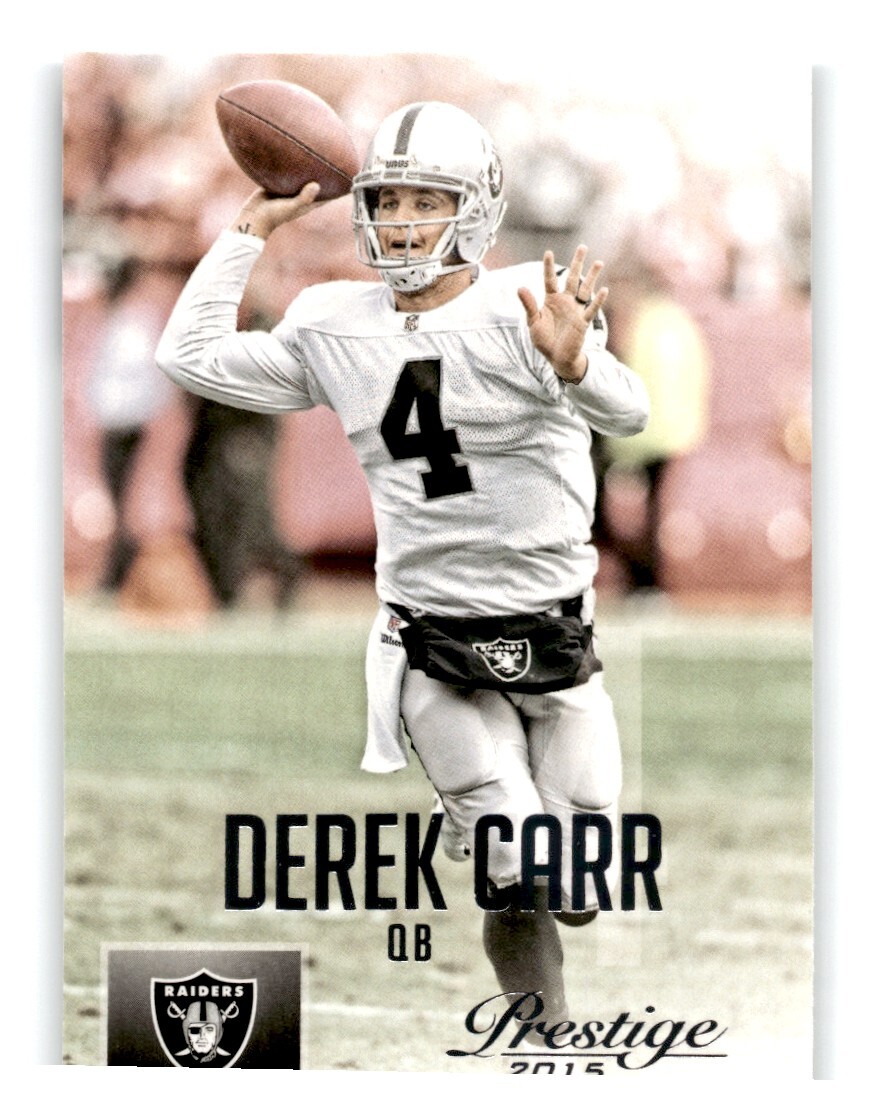 2015 PANINI PRESTIGE DEREK CARR OAKLAND RAIDERS #170