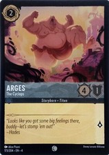 173/204 ARGES THE CYCLOPS URSULAS RETURN FOIL COMMON DISNEY LORCANA CARD
