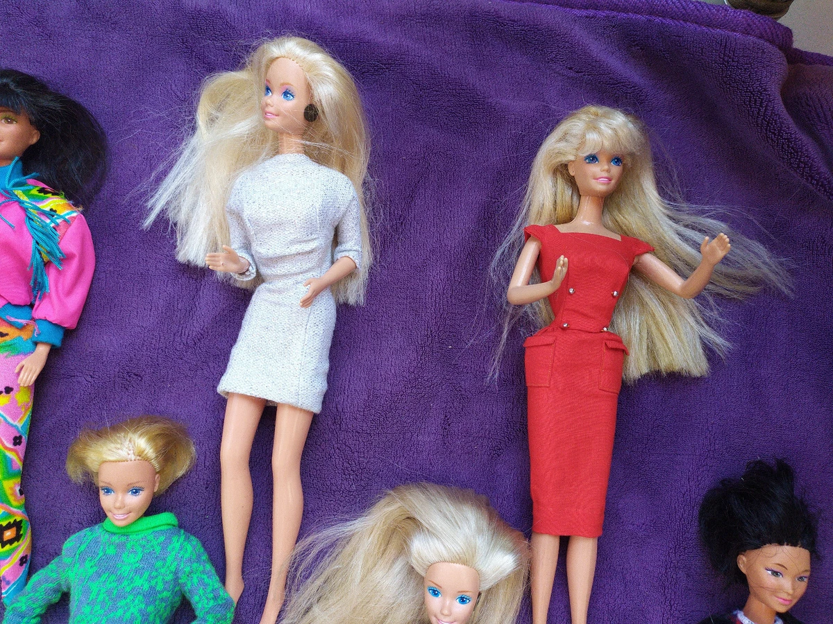 Barbie Mattel Barbie Dolls Large Lot 70 s Early 1980s
