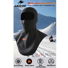 Winter Motorcycle Fleece Thermal Face Mask Balaclava Windproof Keep Warm Moto Ri