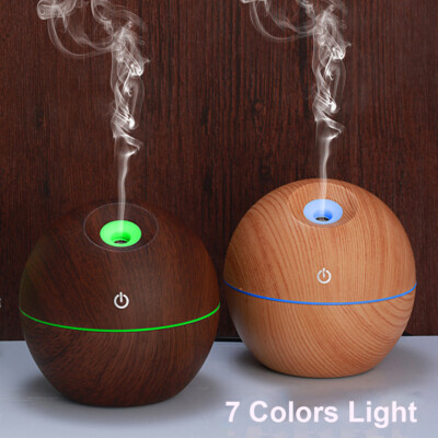 LED Air Aroma Diffuser 7 Colors Essential Oil Humidifier Mist Maker Aromatherapy