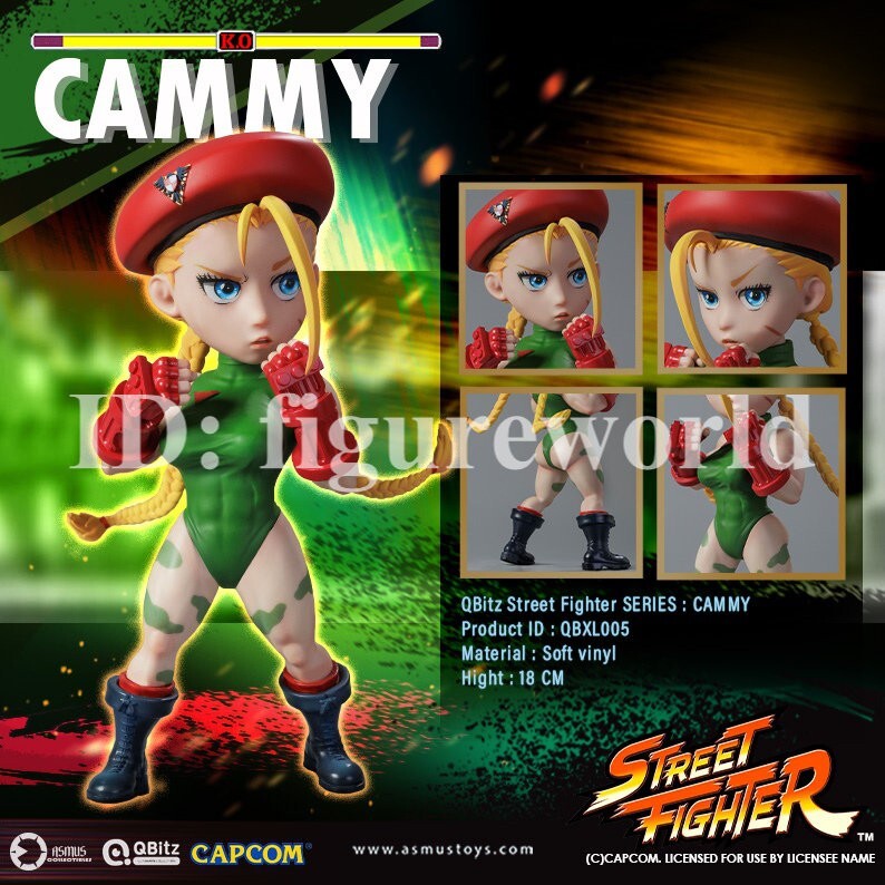 Pre-order ASMUS TOYS QBXL005 QBITZ XL SERIES Street Fighter CAMMY
