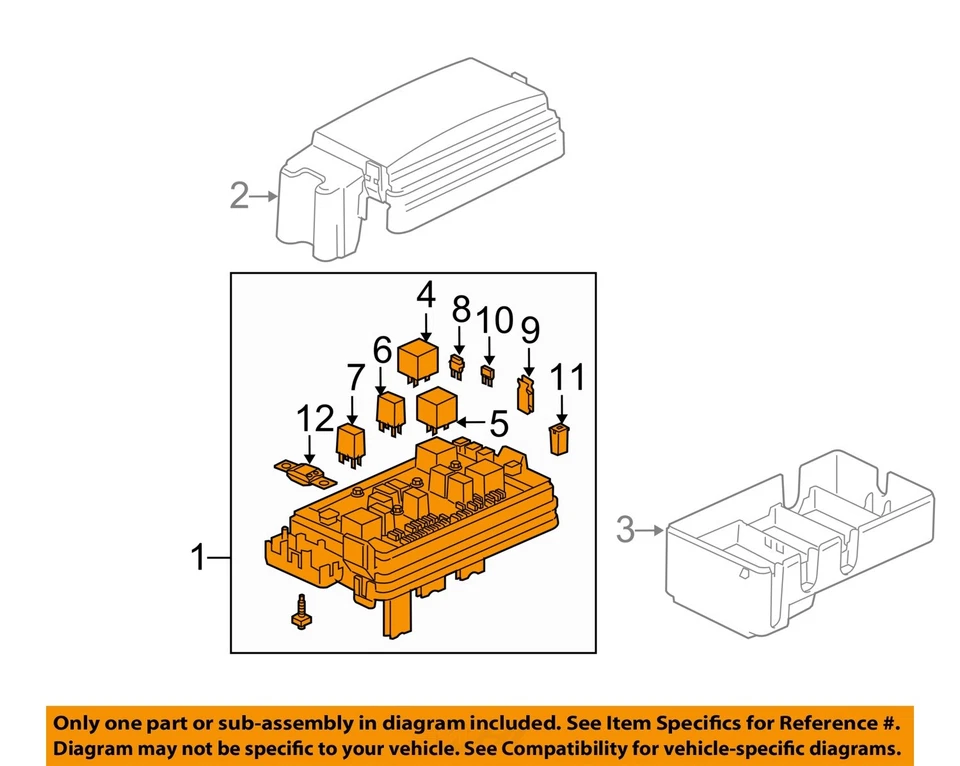 Used Fuse Box Engine fits: 2012 Gmc Canyon  Grade A - Image 3 of 4