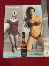 Evan Williams Kentucky Bourbon Whiskey Sexy Bikini Legs Model 2007 Print Ad