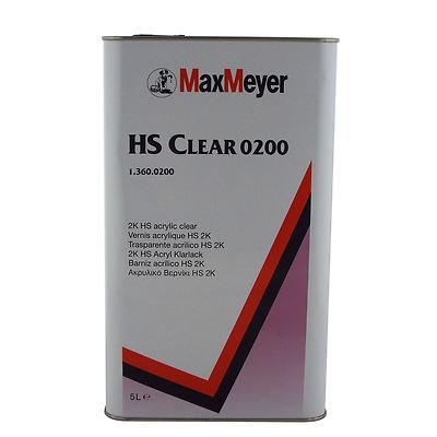 Max Meyer 0200 Maxiclear HS Lack 2K Klarlack Autolack 5 Liter