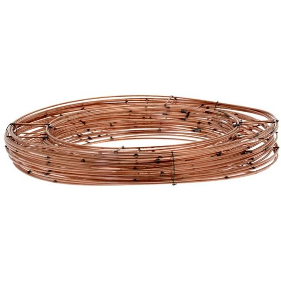 12" 30cm Flat Wire Wreath Making Ring Copper Frame - image 3 of 3