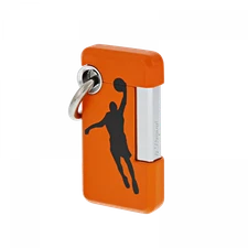 S.T. Dupont Hooked Jet Lighter with Ring, Orange Dunk-O, 032027 (32027) NIB