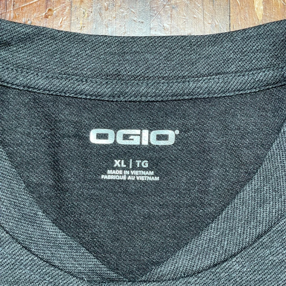 Nebraska Omaha Mavericks Polo Shirt Mens XL Gray UNO Basketball OGIO Blade - Image 4 of 4