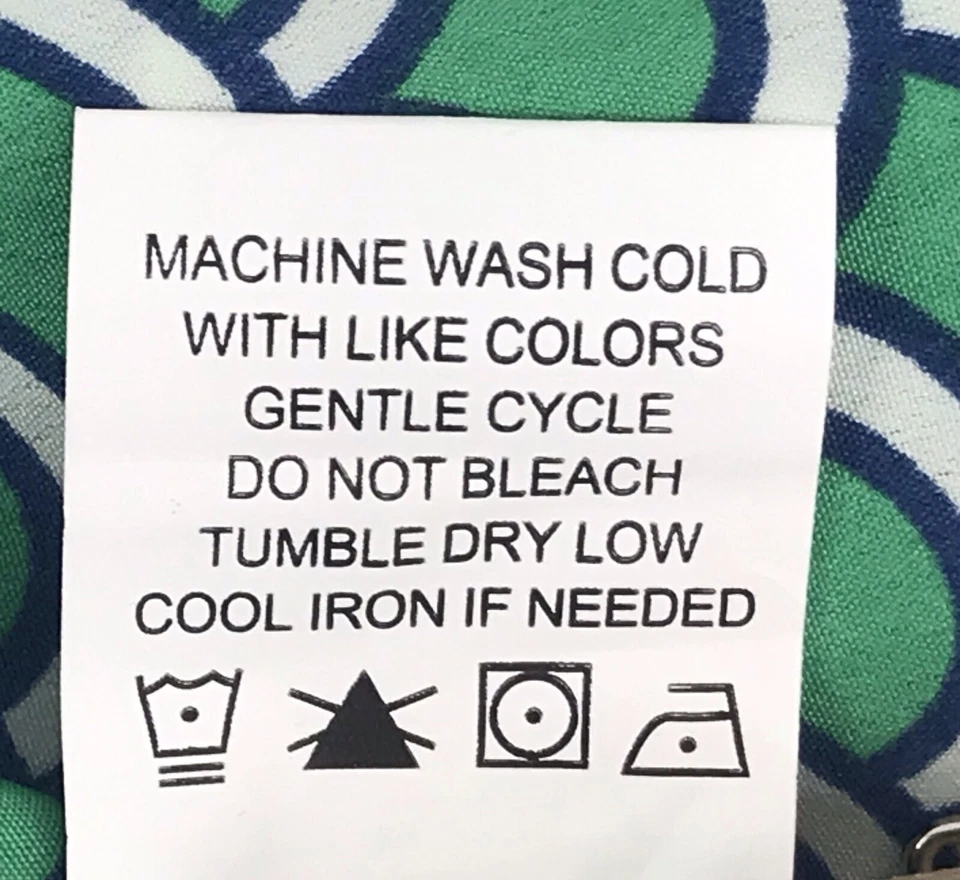 Blusa túnica Mudpie usada para mujer pequeña mediana verde/azul ondas sin mangas Foto 4 de 4