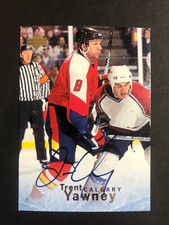 Trent Yawney Signed 1995-96 UD Be a Player Auto Card #S146 Autograph