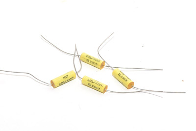 4x MKT Folien-Kondensator RFT TGL 31680, 0.033 µF / 630 V-, Audio Capacitor, NOS