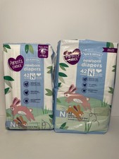 2 Pack - Parent's Choice Dry and Gentle Baby Diapers, Newborn, 42 Count