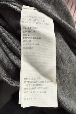 Abercrombie & Fitch NY Top SZ SMALL Tank Top MADE IN JAPAN Grey | eBay