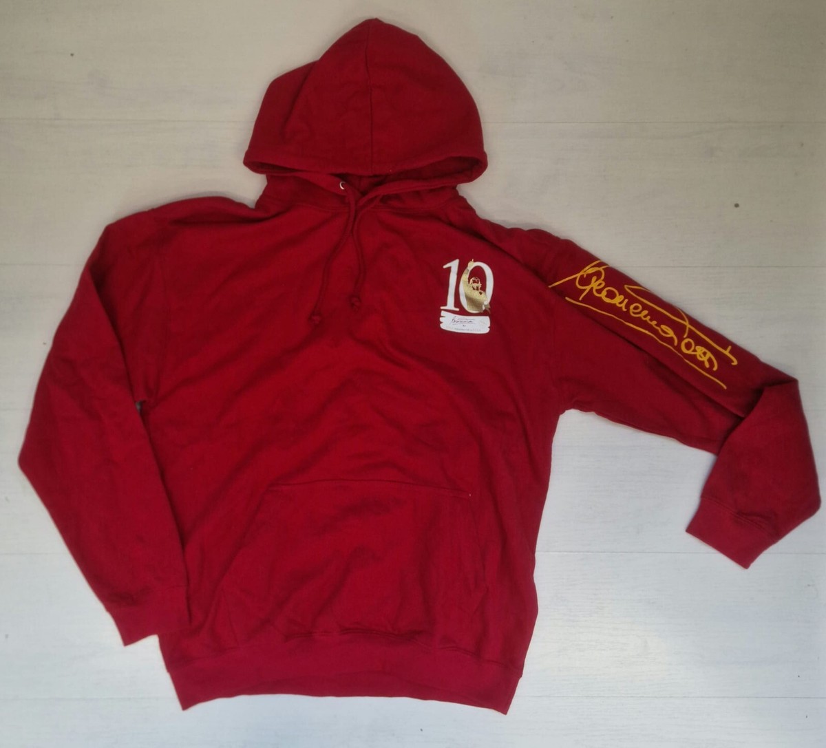 4750 Roma Hoodie With Hood Francesco Totti 10 A Team For Life
