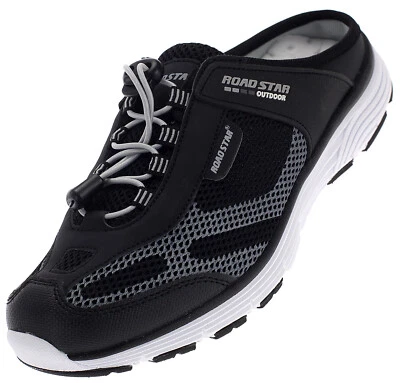 Pantoletten Clogs Sabots Sneaker Sandalette Slipper Freizeit Schwarz 19495