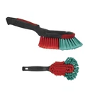 Vikan 524652 Heavy Duty Car Wash Cleaning Brush Soft Bristles Hand Rubber Buffer