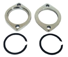 Exhaust Pipe Clamp Flange Retaining Ring Kit For Harley Twin Cam Evolution 95107