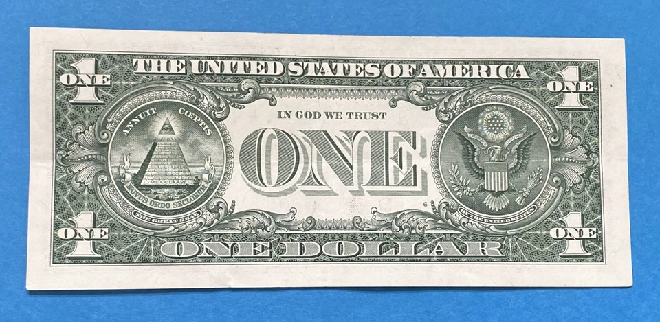 July 17, 1961 Birthday Note $1 One Dollar Bill Fancy Serial Number - Image 3 of 4