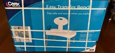 Carex Easy Transfer Shower Bench - Shower Chair for Elderly and Tub Transfer ...