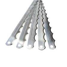 50 Bow Bread Knife Blades with 100 screws - 10 5/8" Long Stainless Steel