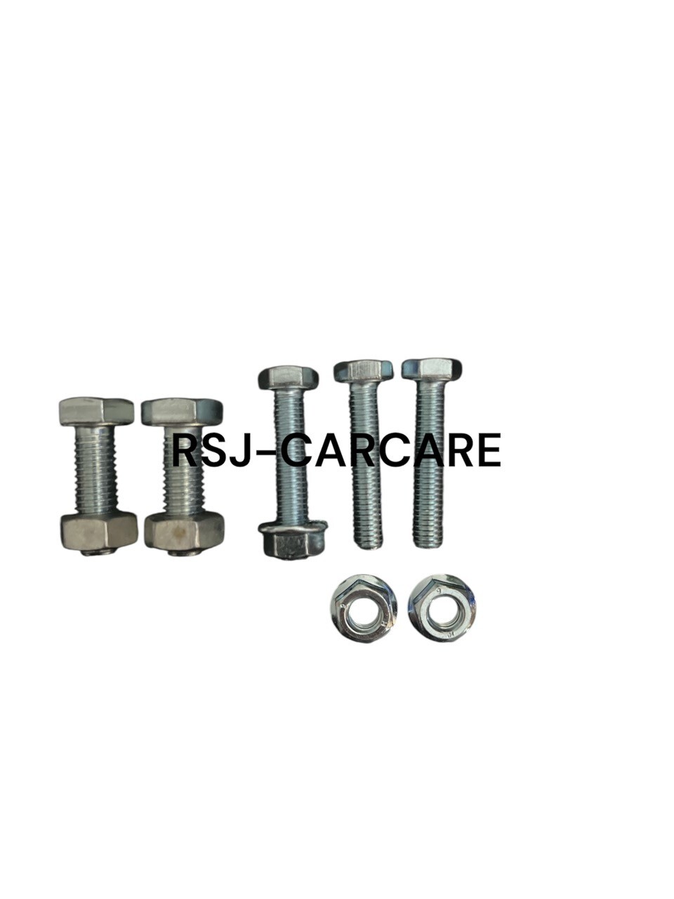 EXHAUST BOLTS FIVE Three bolts and Three nuts & two larger nut bolts BOLTKIT5