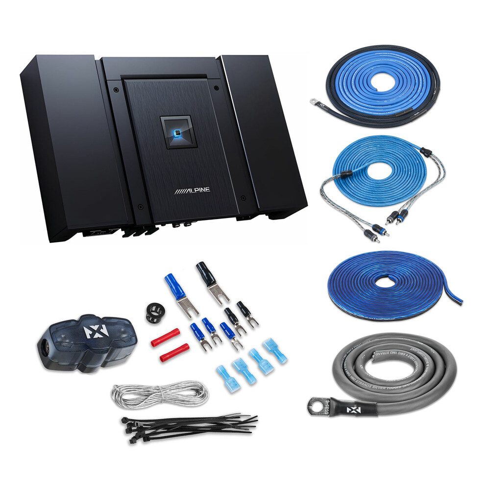 Автомобильный моноблочный усилитель Alpine HDA-M80 800 Вт RMS с комплектом усилителей 11749000₽
