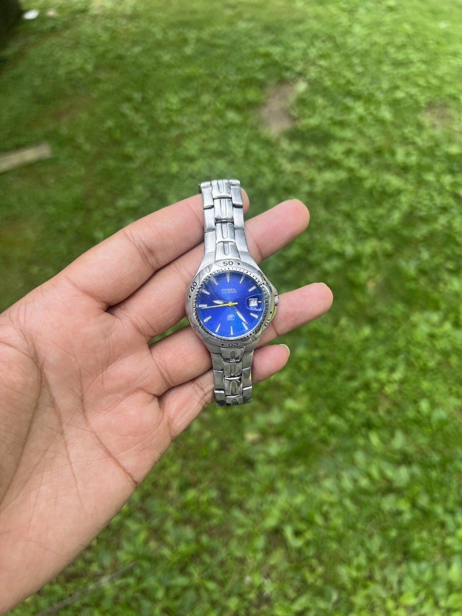 FOSSIL blue BQ9162 シルバー腕時計 FOSSIL blue BQ9162 シルバー腕時計