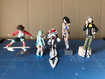 Bandai, HGIF, Psalms of Planets Eureka seveN, alle 5 Figuren Full Set