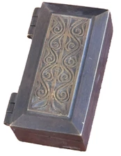 Original Edgar Brandt France Art Deco Studio Bronze Arts Crafts Sculpture Box