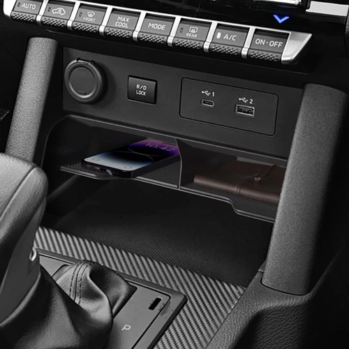 For Mitsubishi L200/Triton 2024 2025 Armrest Hidden Storage Box Organizer Tray - Bild 2 von 13
