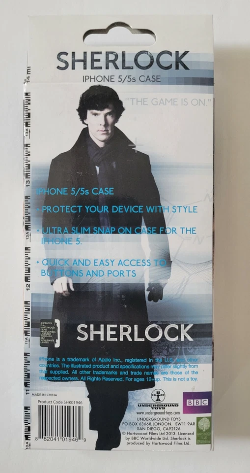 Funda rígida a presión Sherlock Holmes iPhone 5 221B Foto 2 de 2