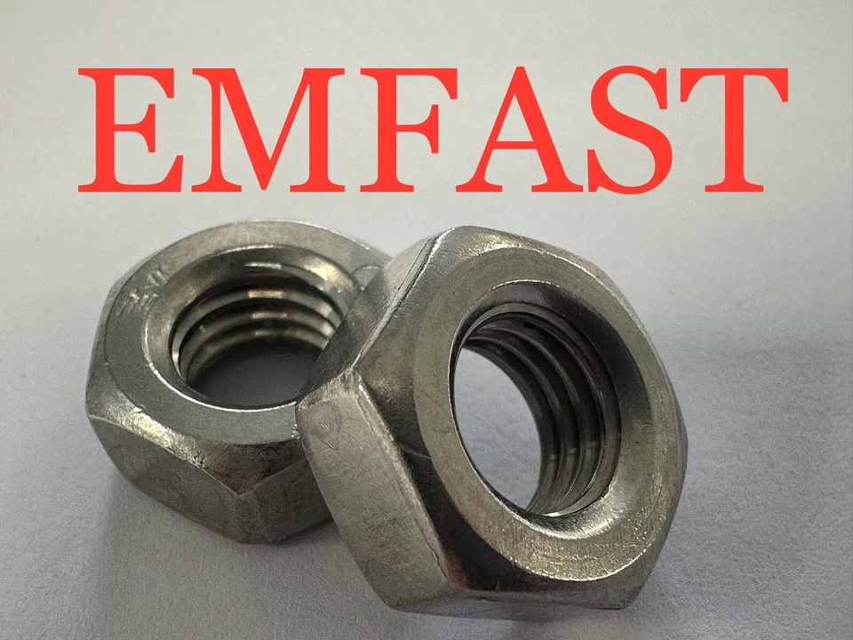 EMFAST 0BA 4BA 2BA 1/4 3/16 5/16 BSF standard hexagon Full nut stainless steel hex