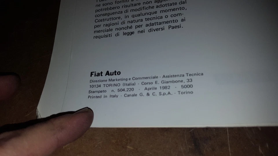 manuale officina condizionatore d'aria fiat ritmo s75/s85 - 131 sf. - argenta  - Immagine 2 di 4