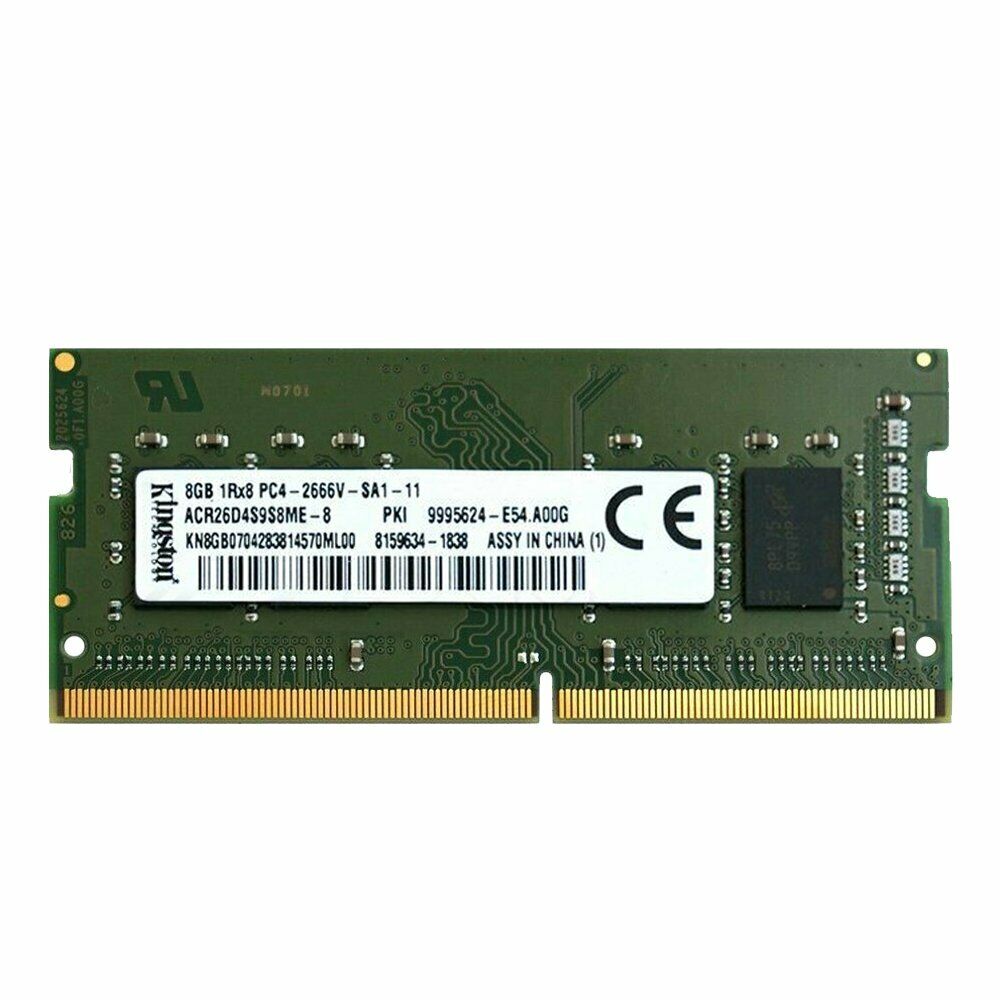 Hotellet jeg er glad ærme 8GB 4GB DDR4 2666MHz 1Rx8 PC4-21300 ACR26D4S9S8ME-8 1.2V Laptop RAM For  Kingston | eBay