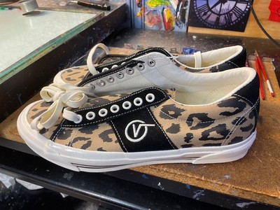 Vans Og Sid LX Leopard Marshmallow Size US 8.5 Men New Sneakers Rare VN0A4U13XES