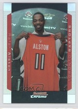 2004-05 Bowman Draft Chrome Refractor 260/300 Rafer Alston #52 2d0