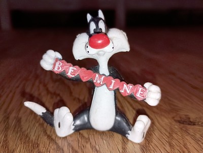 Vintage Sylvester The Cat Be Mine Valentines Day Themed Toy Figure 1999