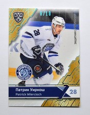 2018-19 Sereal Premium KHL CYAN Foil #DMN-006 Patrick Wiercioch #/10