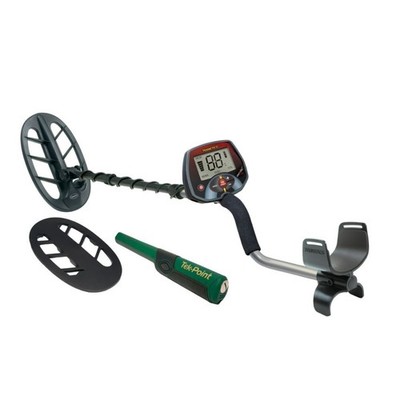 Teknetics Euro Tek Pro Red Metal Detector Pinpointer DD Searchcoil
