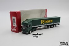 Herpa Scania 144 530 TL flatbed/curtain-side semi-truck "Rinnen" 145879 1:87 /H2