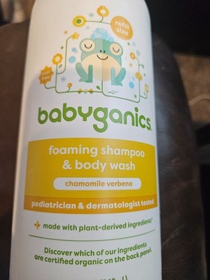 Babyganics Foaming Shampoo & Body Wash, Chamomile Verbena, 32 fl oz