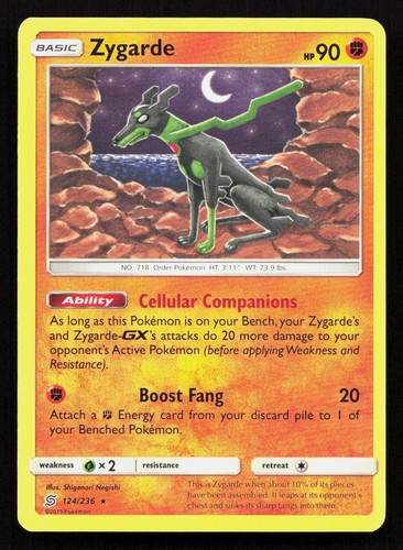 ZYGARDE 124/236 Pokemon UNIFIED MINDS