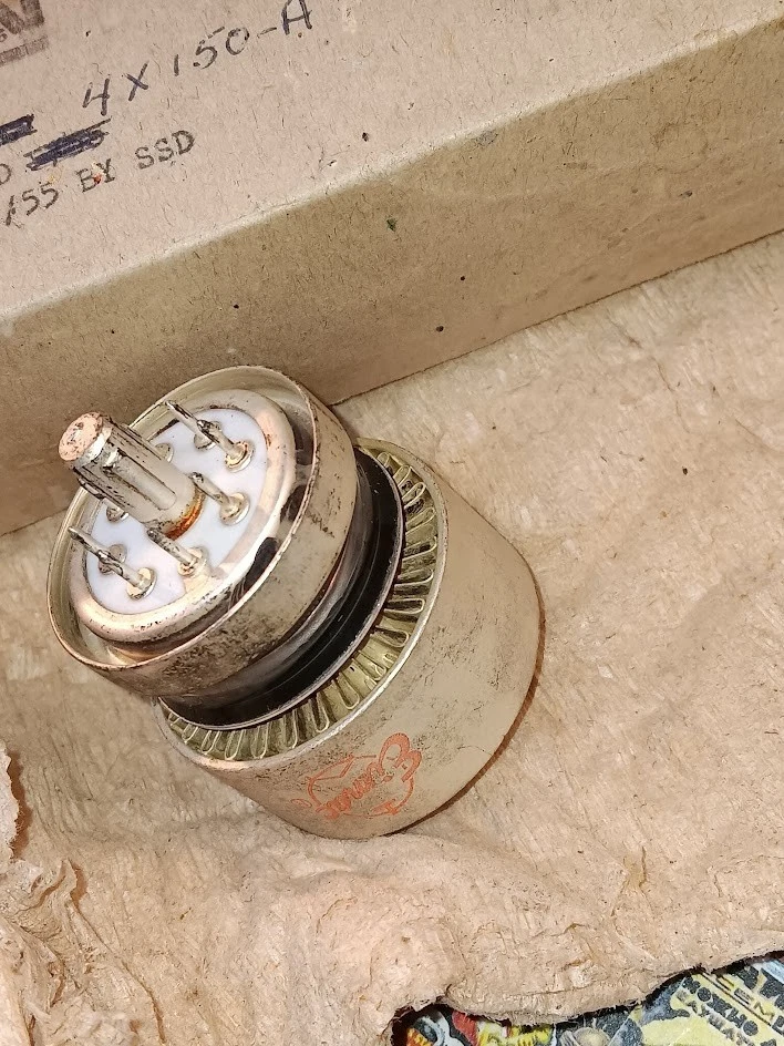 Tubo de electrones EIMAC 4X150A / 7034 NUEVO EN STOCK Foto 3 de 4