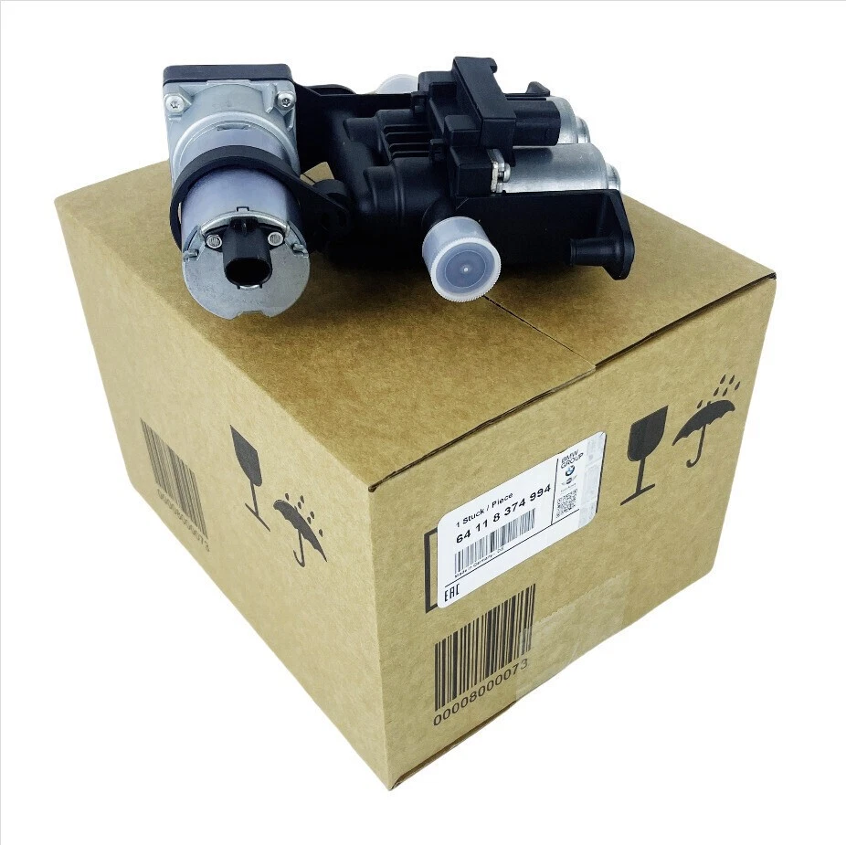 NEW Heater Control Valve With Auxiliary Water Pump 94-03 BMW E39 520i 523i 528i Foto 2 de 4