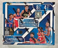 2023-24 PANINI CONTENDERS BASKETBALL FACTORY SEALED HOBBY BOX 2 AUTOS WEMBY