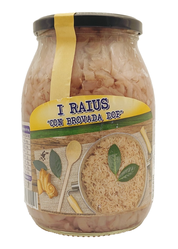 I RAIUS con BROVADA DOP  KG1 MANSUTTI- prodotto artigianale del Friuli - Foto 1 di 7