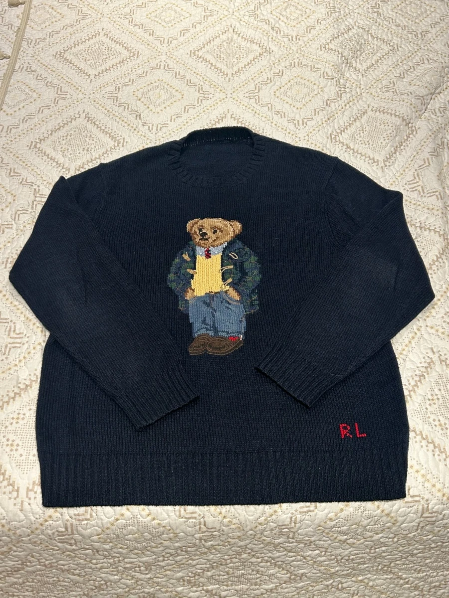 Свитера мужские Polo Ralph Lauren 90-е с круглым вырезом
