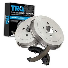 Rear Brake Drum  Shoe Kit LH Driver  RH Passenger Sides Compatible BKA10485