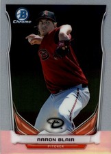 2014 Bowman Chrome Draft Top Prospects Baseball Card #CTP42 Aaron Blair