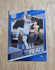2020 Donruss Elite TAYSOM HILL Dual Threats Blue 10/10 #3 Saints SSP